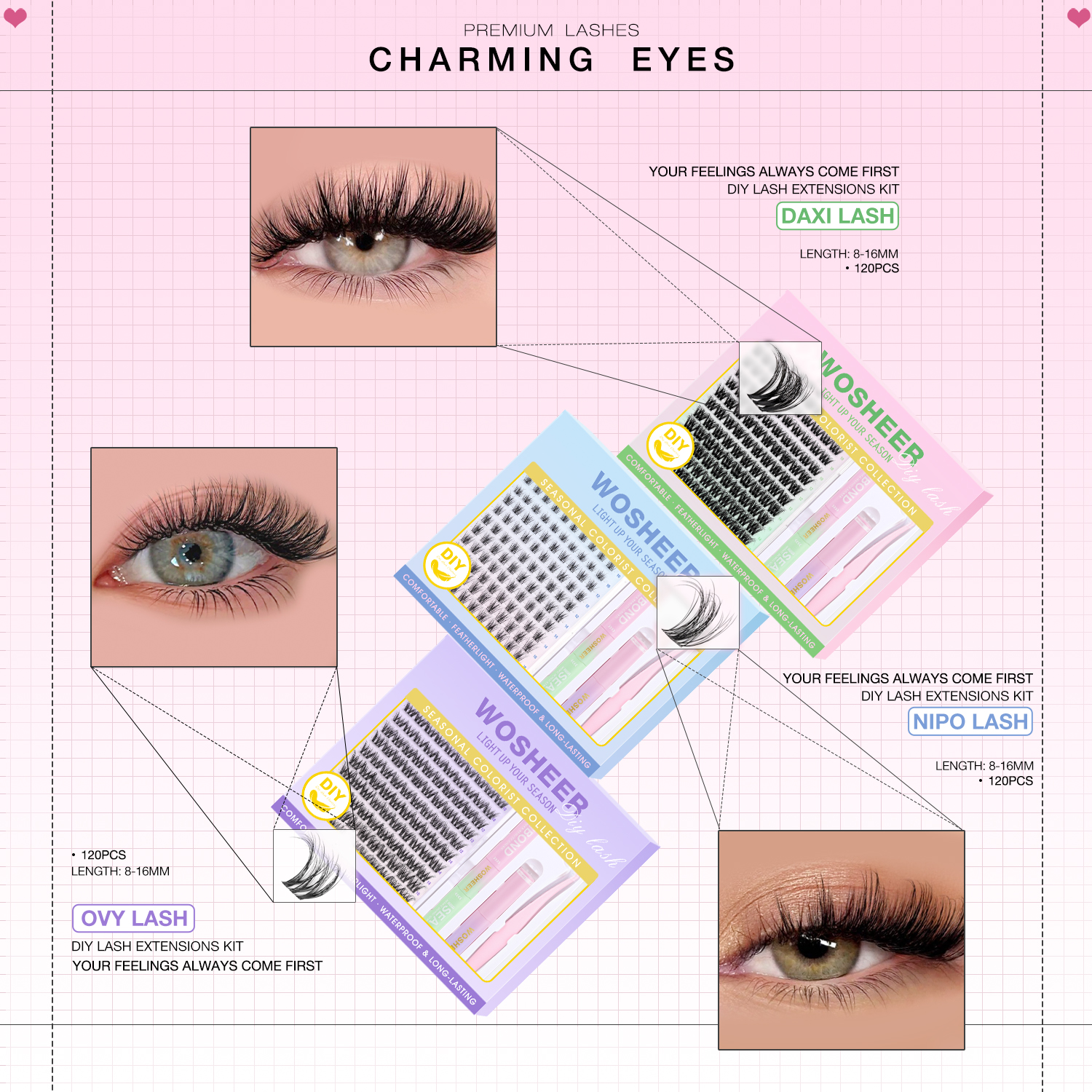 NIPO Lash Clsuters
