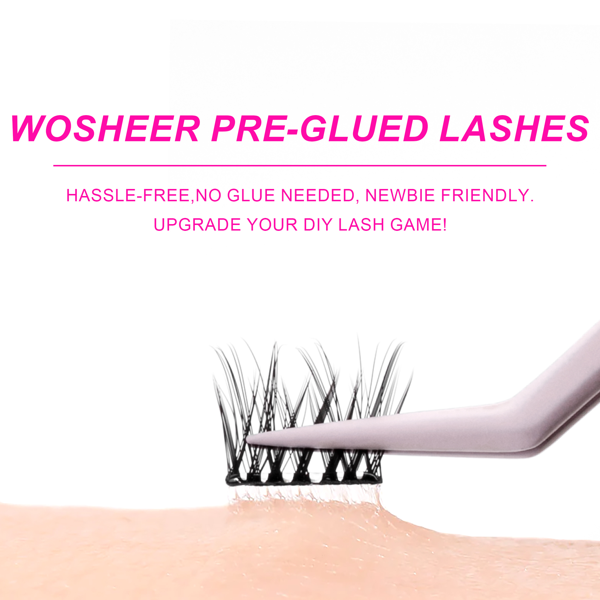 SENDA Pre-glued Lash Clusters
