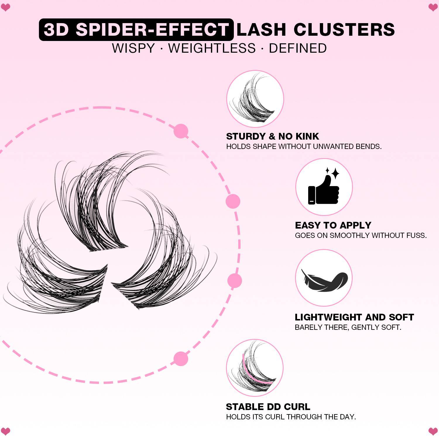 SPIDERA Lash Clusters
