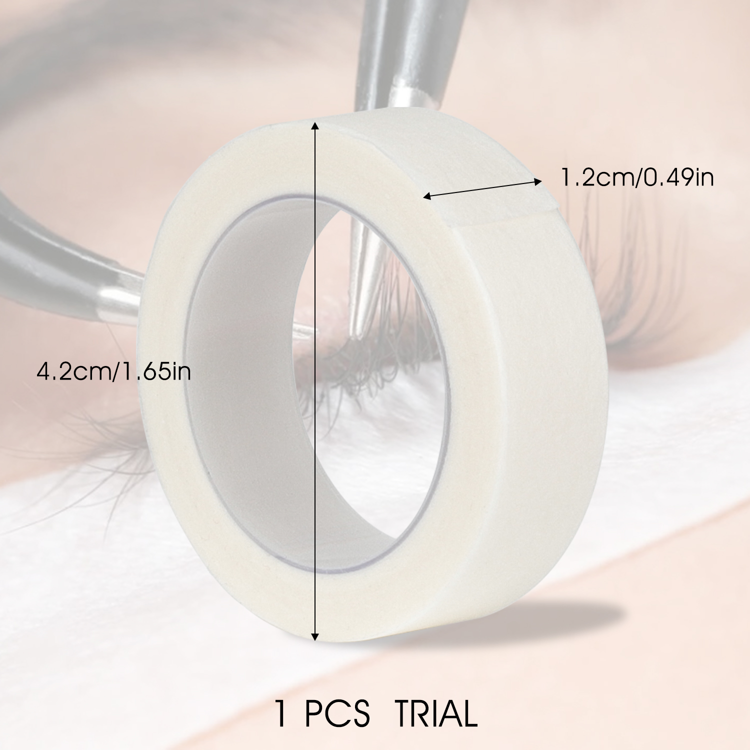 White Wimpernverlängerungsband