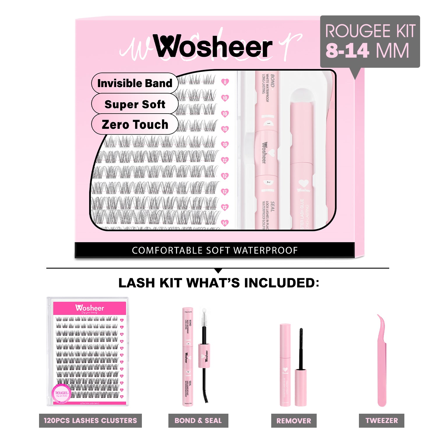 ROUGEE Lash Clusters - WOSHEER