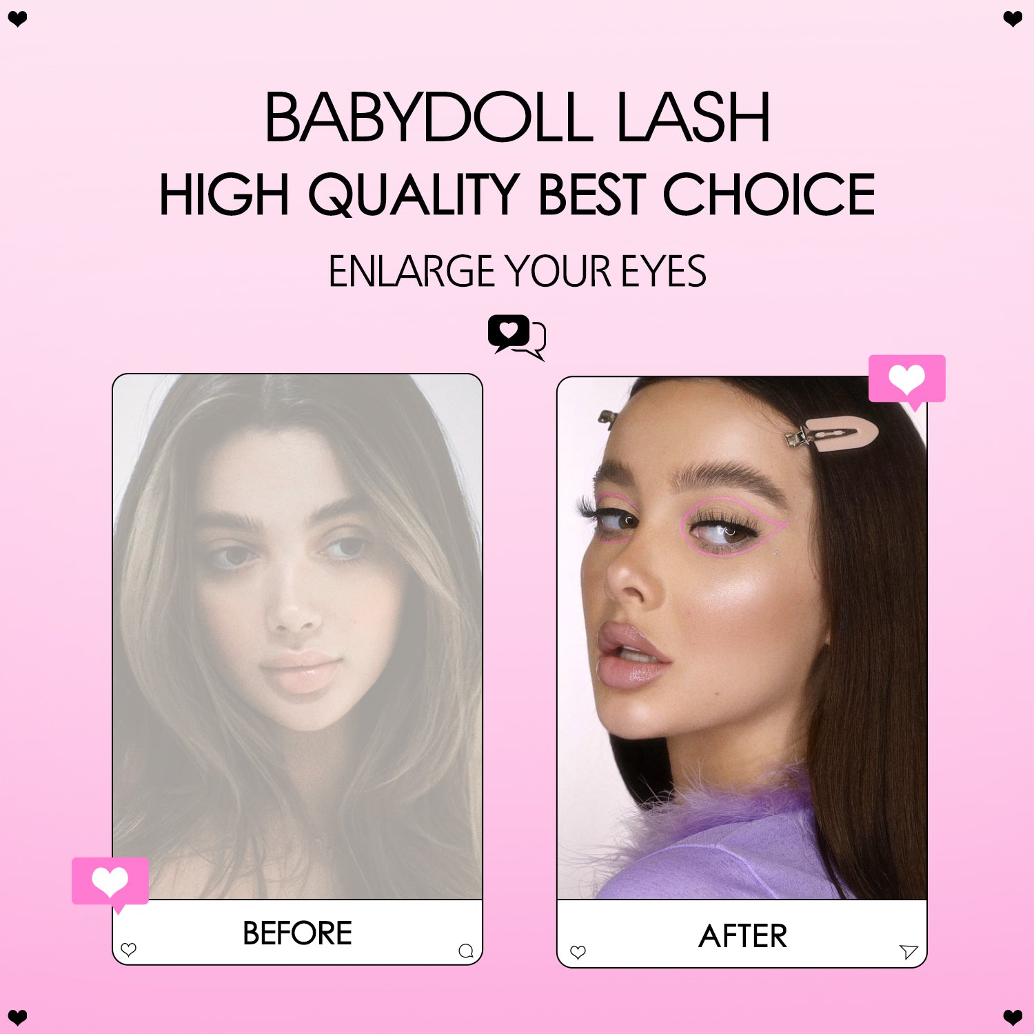 BABYDOLL Lash Clusters - WOSHEER