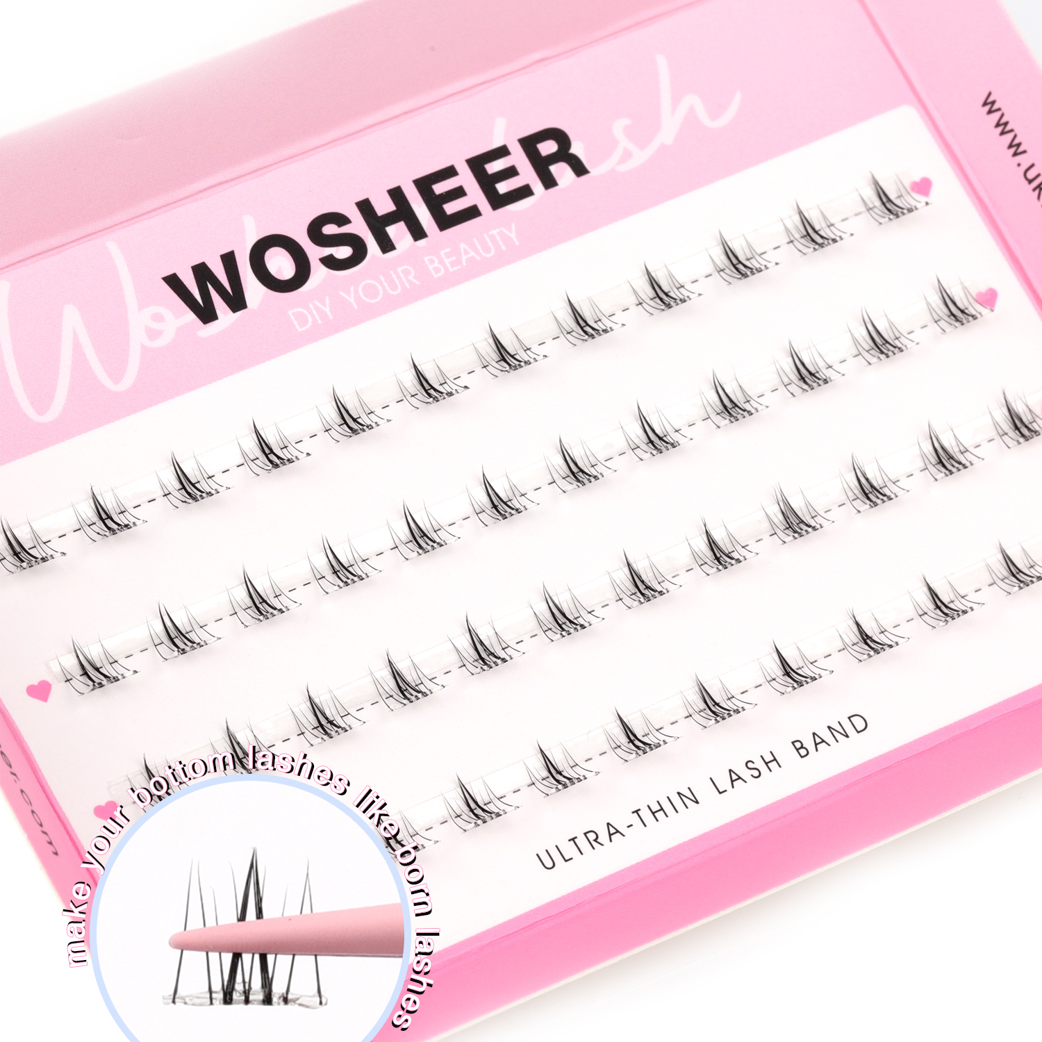Preglued Bottom Lash Clusters