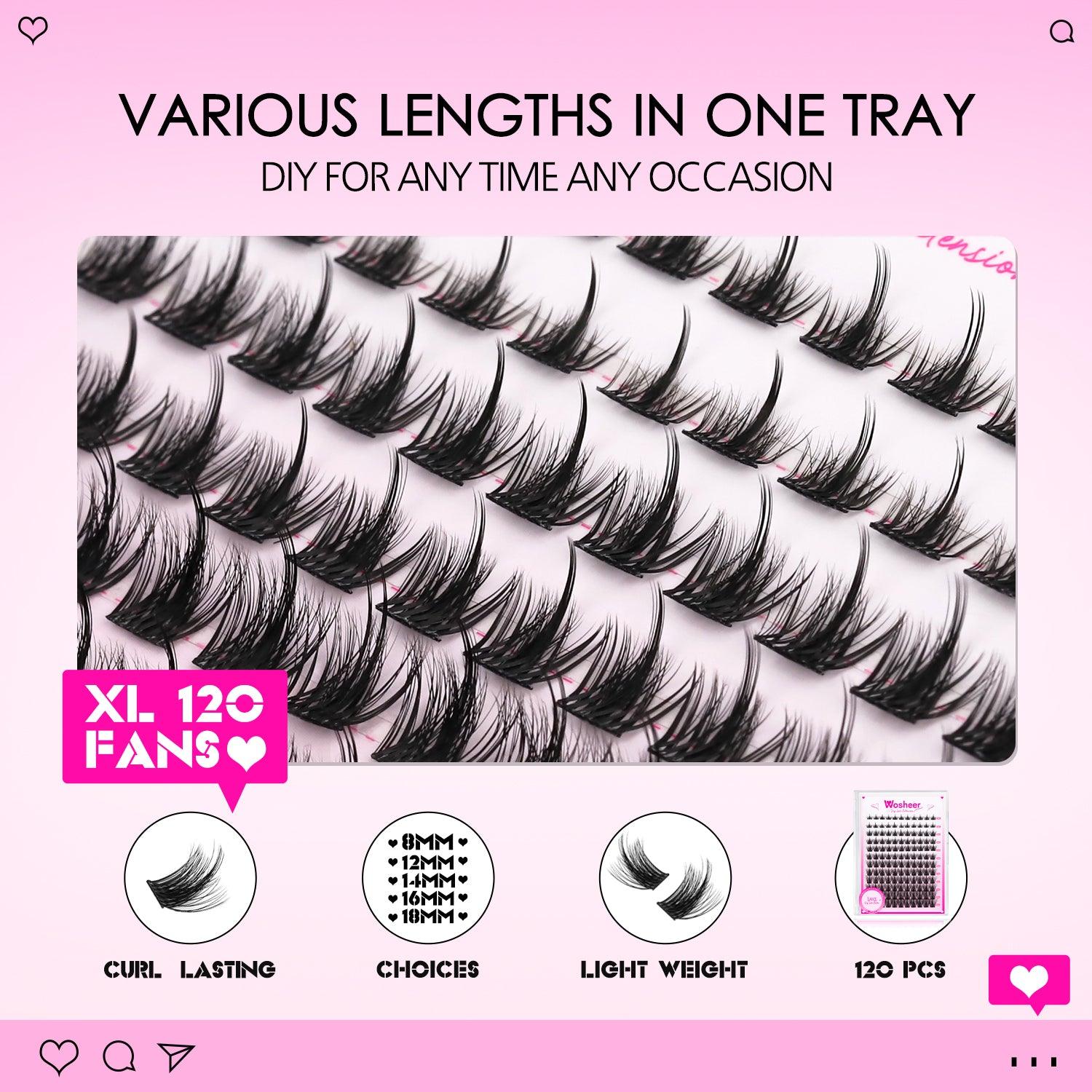 LAYZ Lash Clusters - WOSHEER