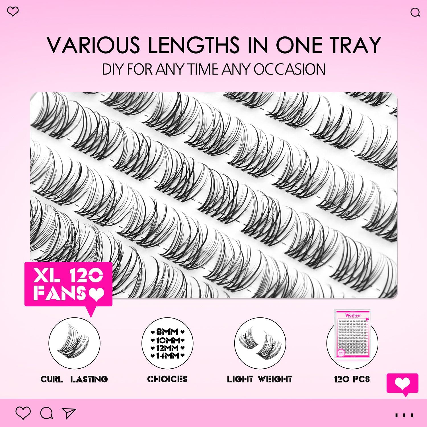 ROUGEE Lash Clusters - WOSHEER