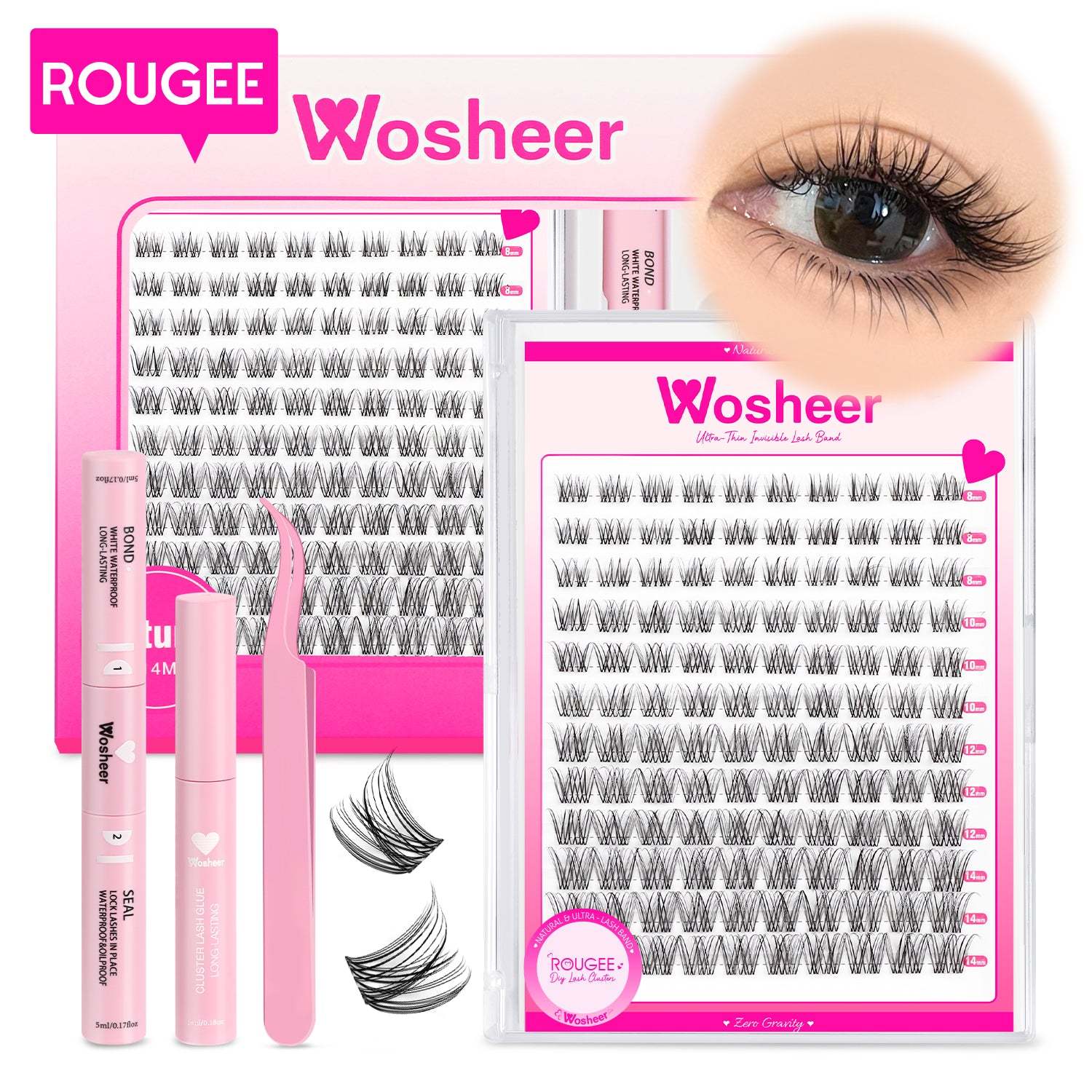 ROUGEE Lash Clusters - MX - WOSHEER