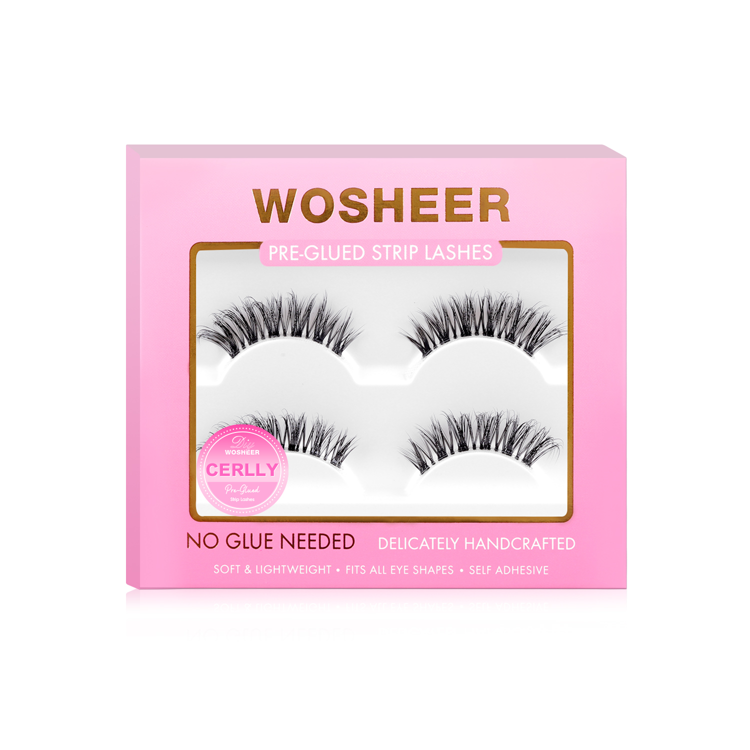 Pre-glued Strip Lashes
