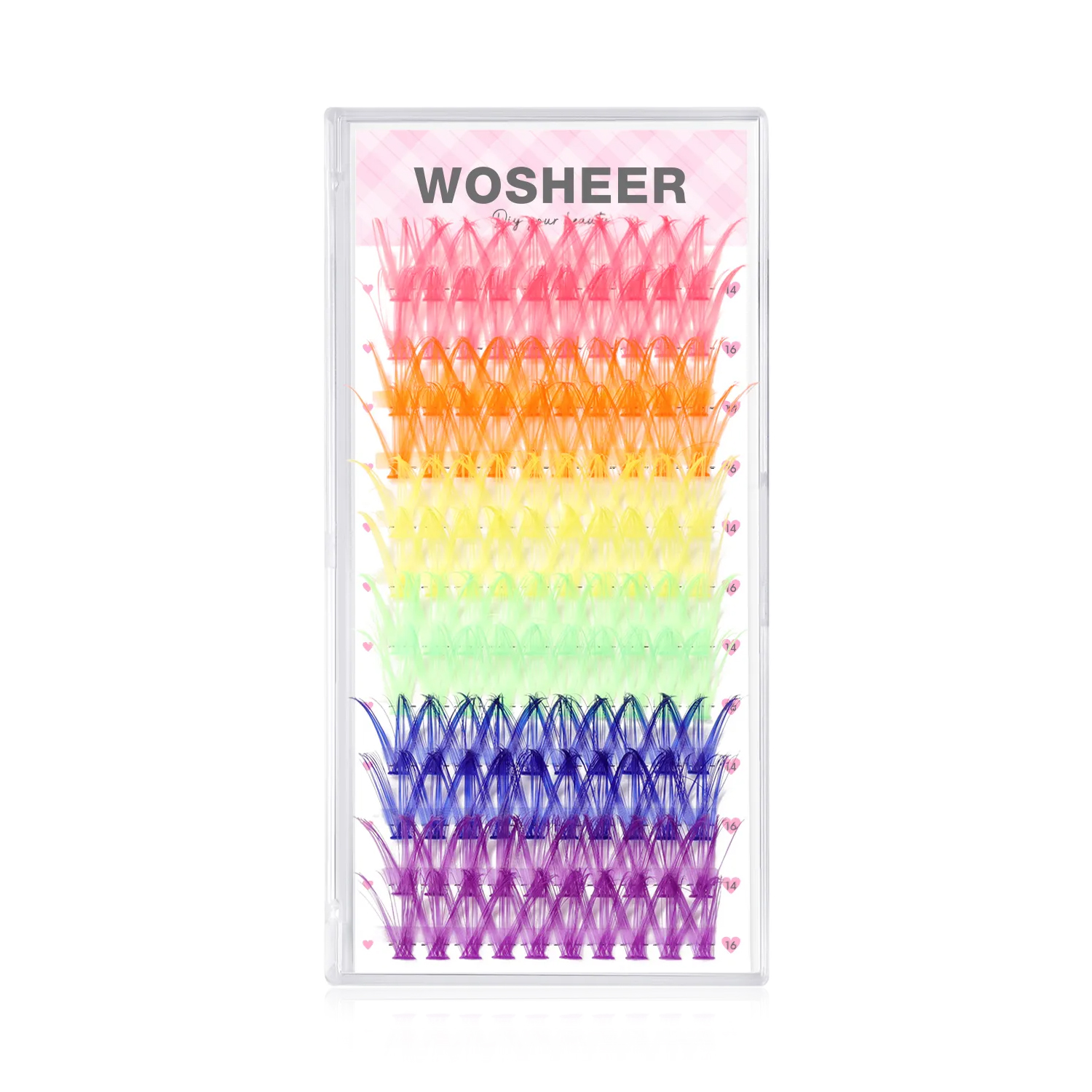 Colorful Lash Clusters