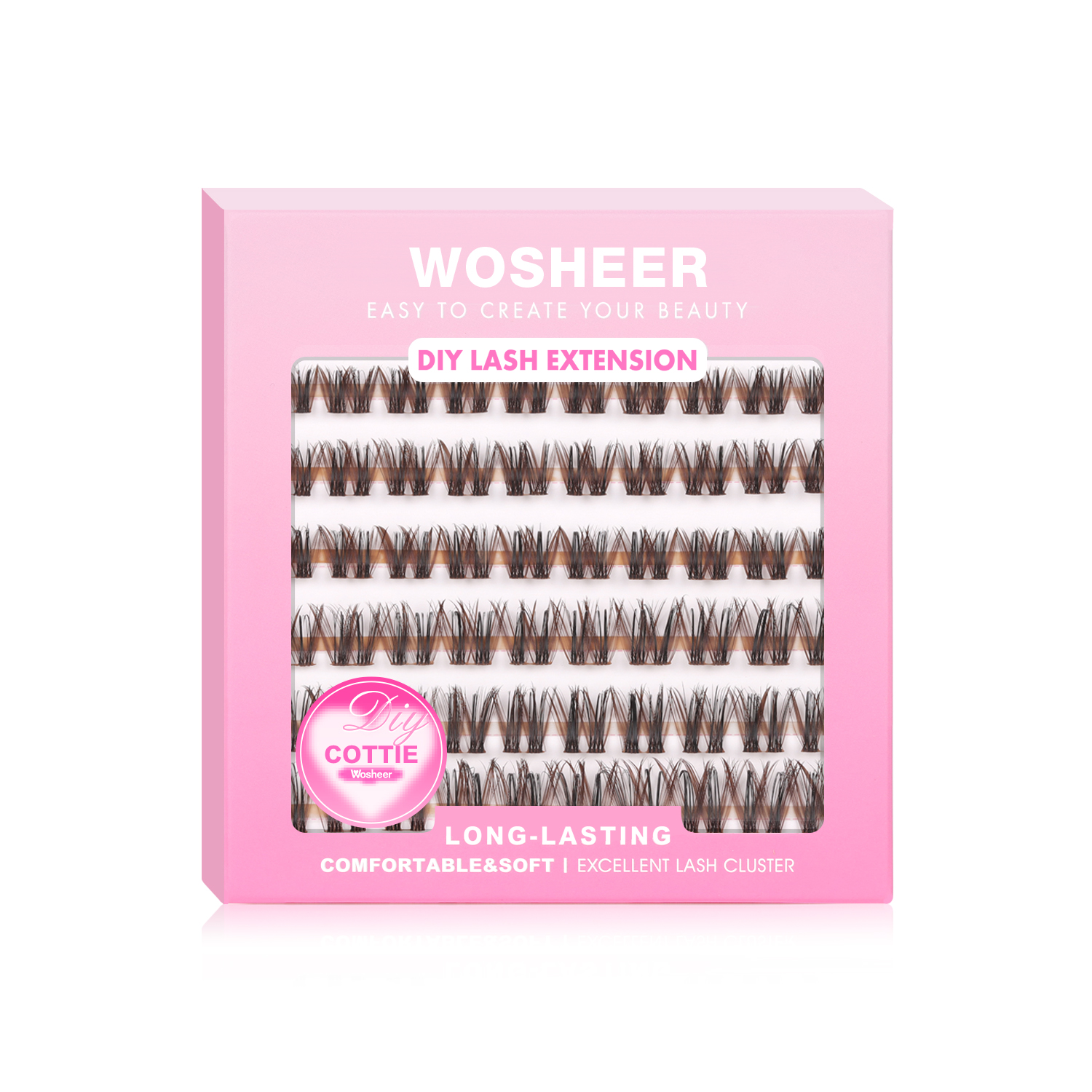 COTTIE Black&Brown Lash Clusters