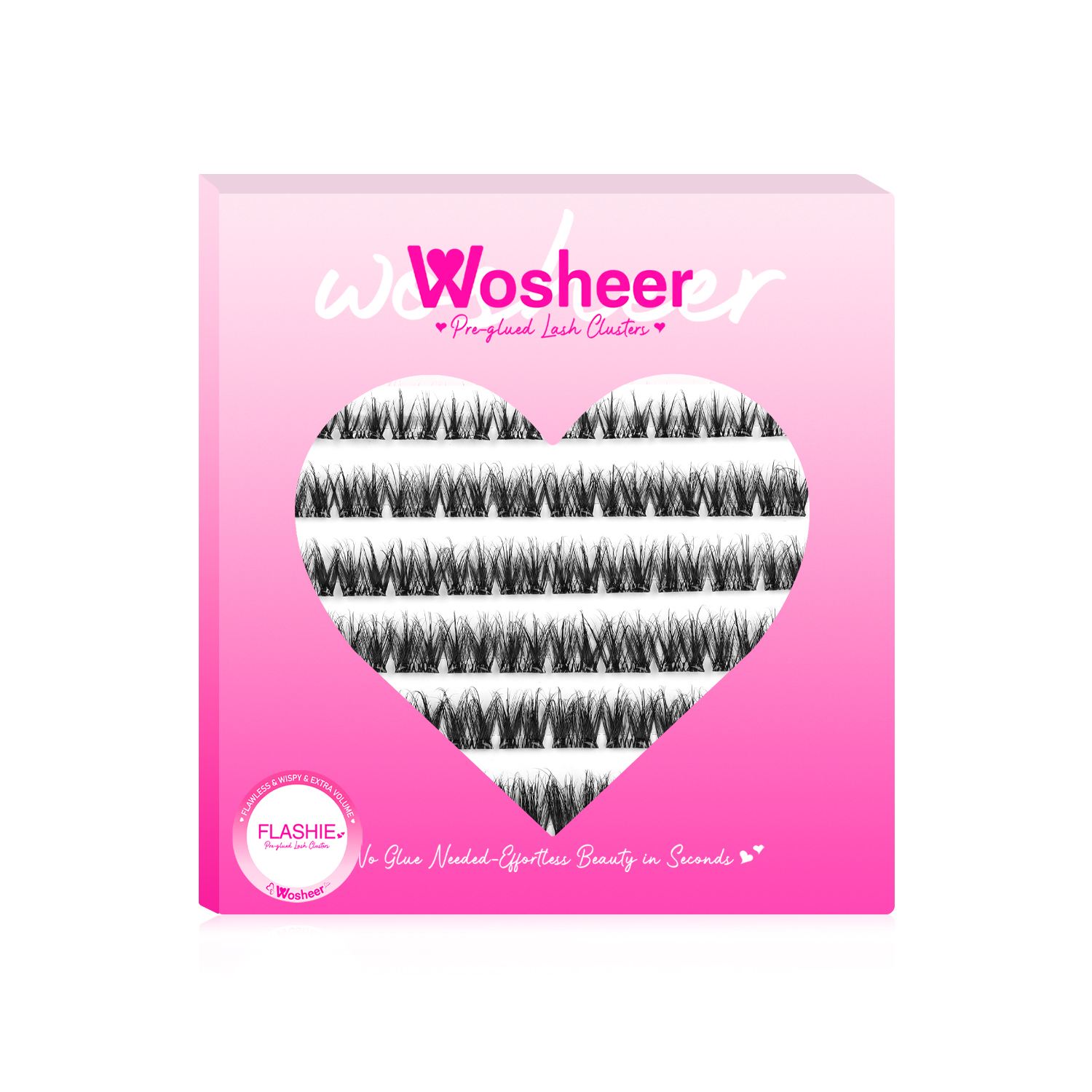FLASHIE Vorgeklebte Wimpernbüschel