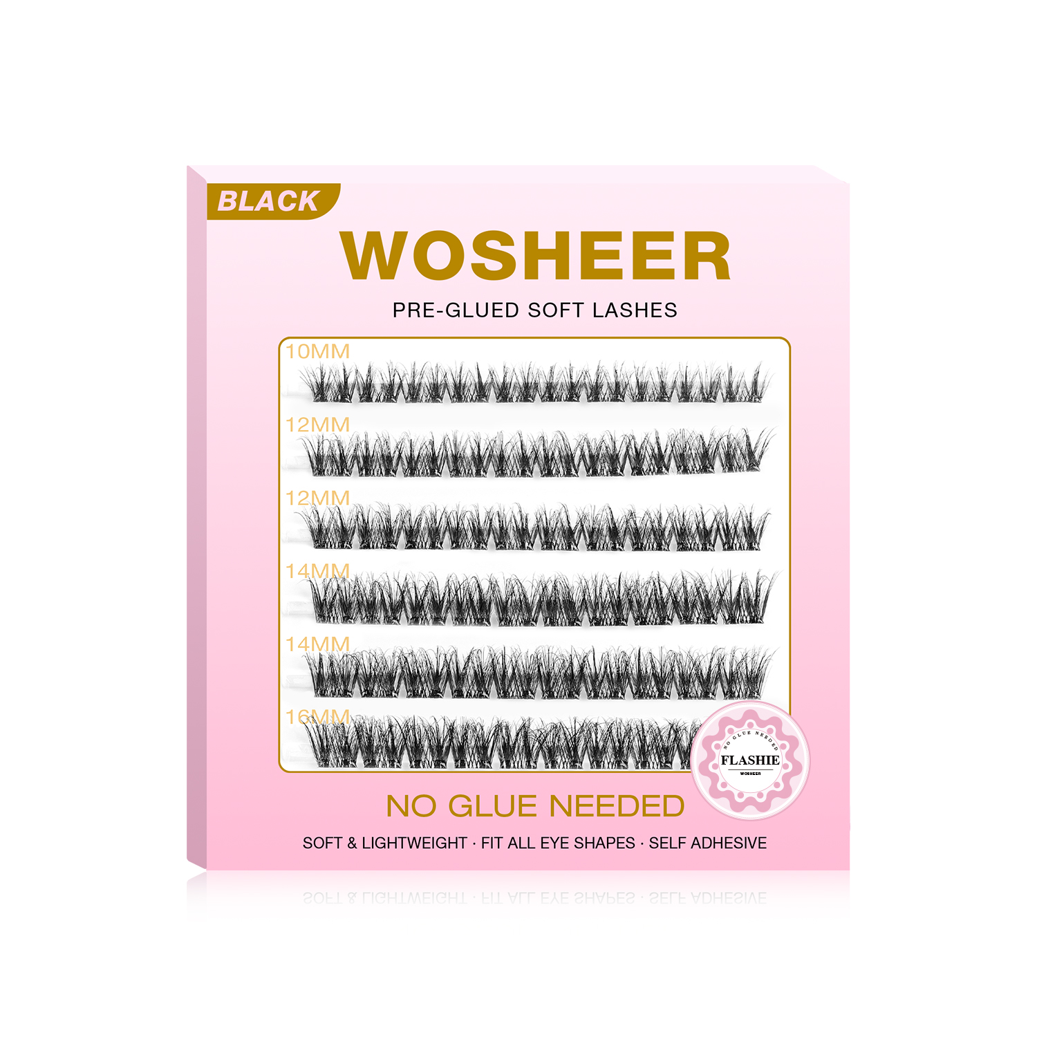 FLASHIE Pre-glued Lash Clusters
