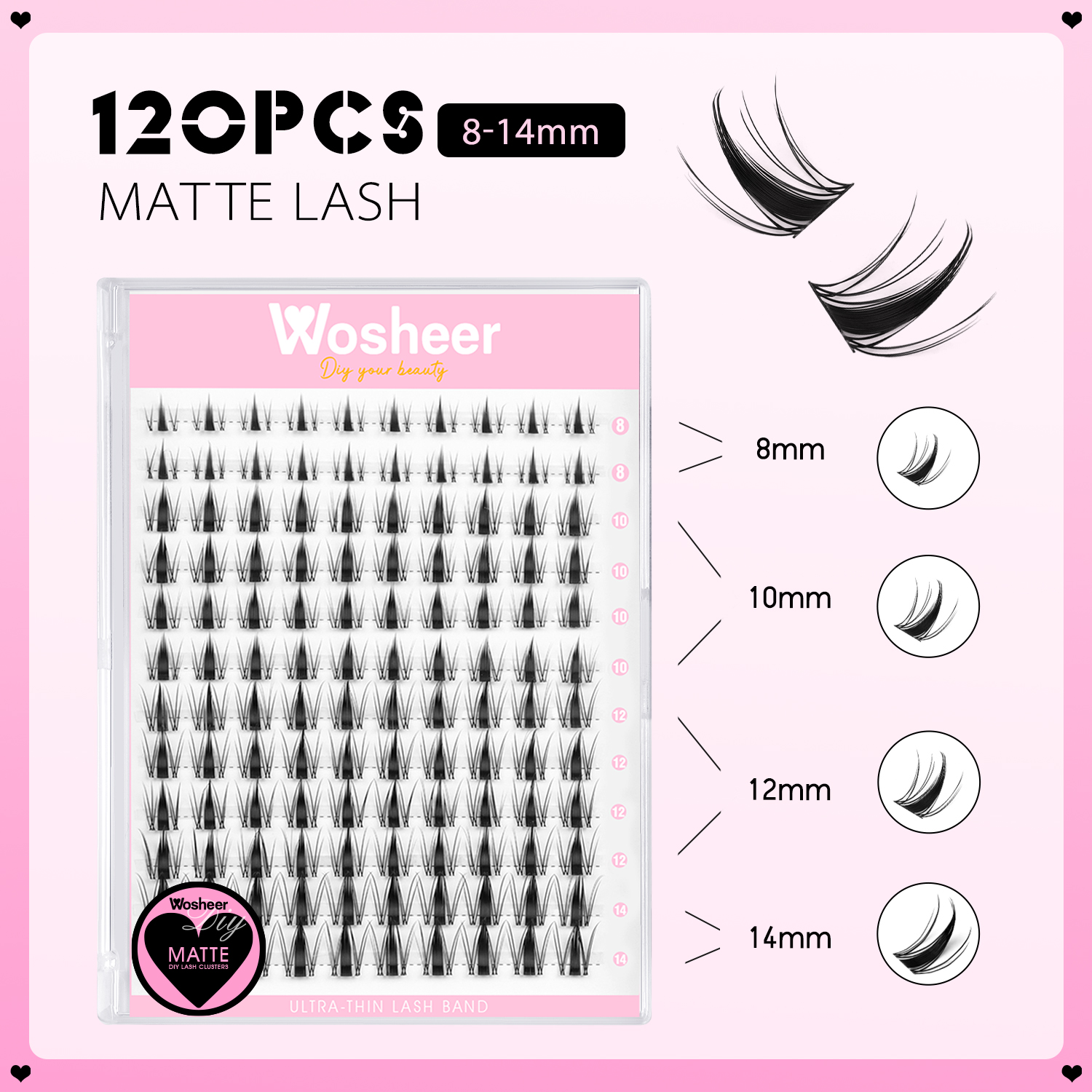 MANGA MATTE Lash Clusters