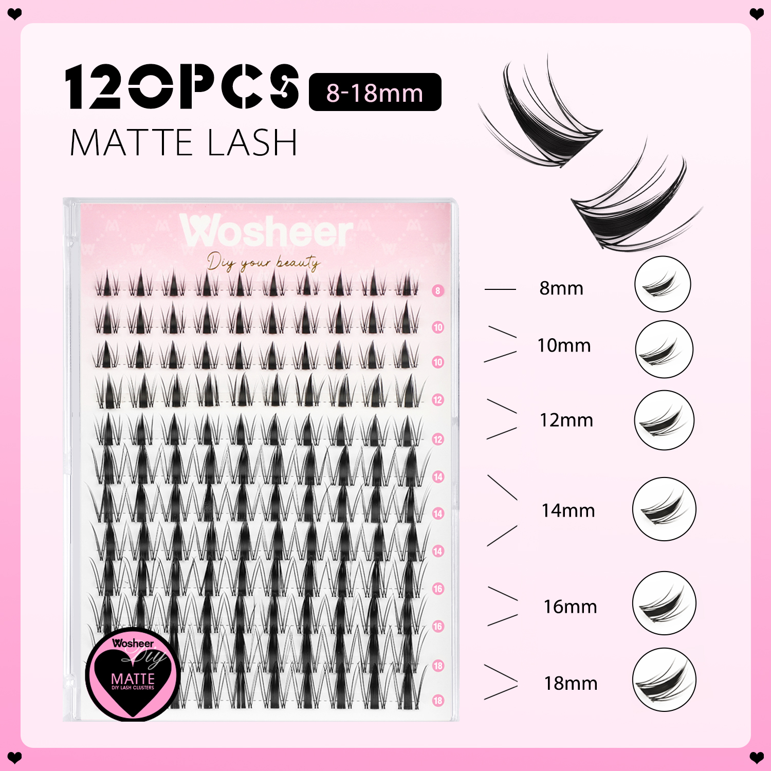MANGA MATTE Lash Clusters