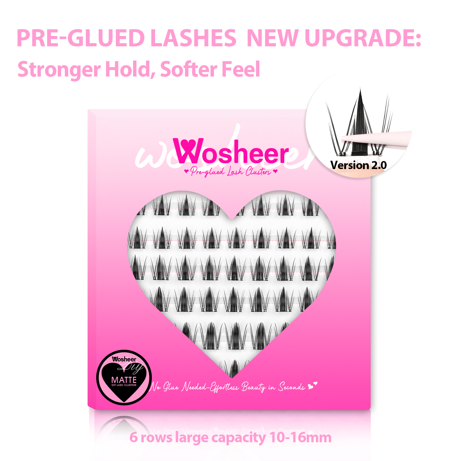 MANGA MATTE Pre-glued Lash Clusters
