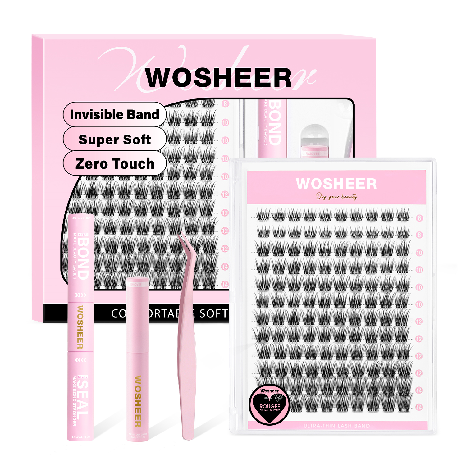 ROUGEE Lash Clusters