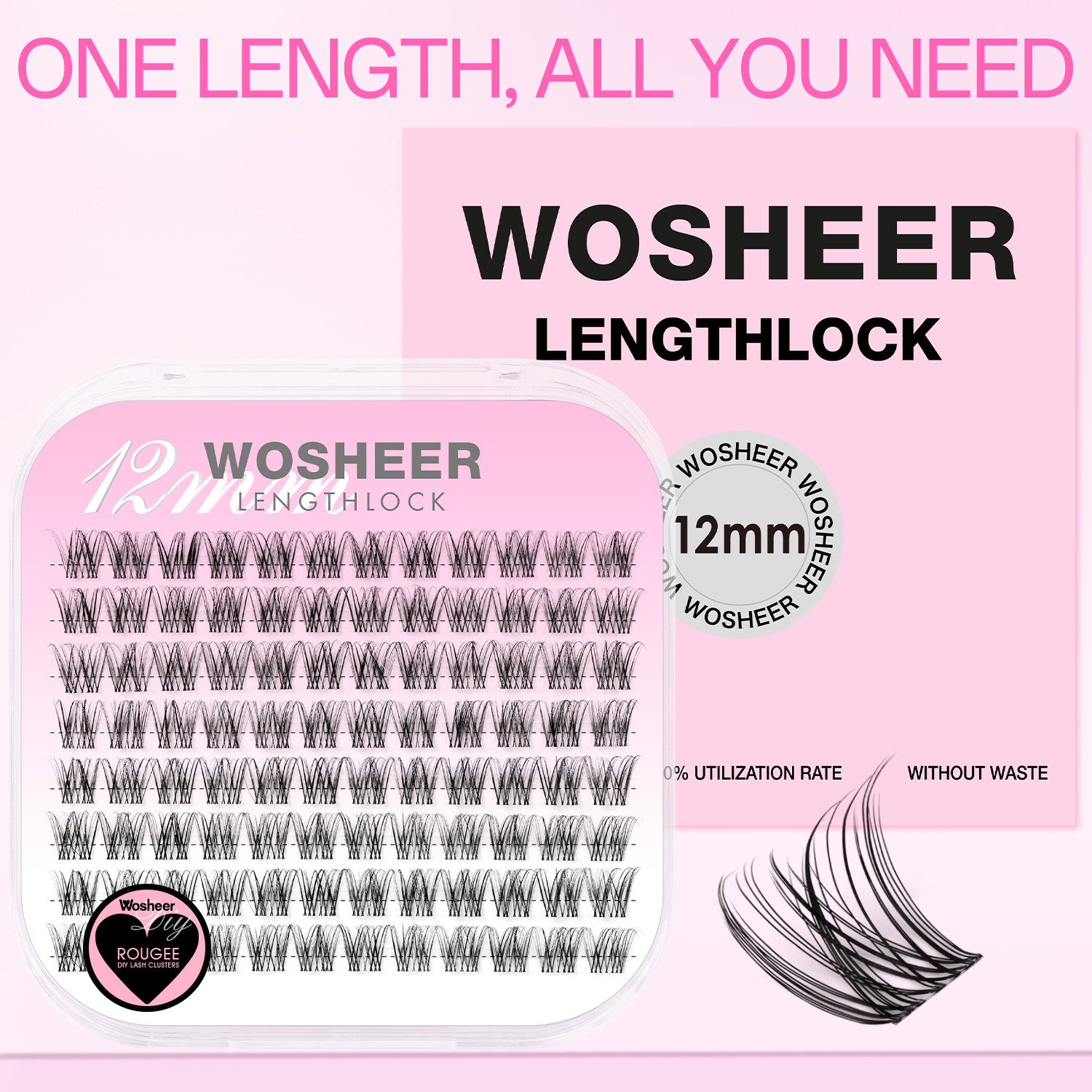 ROUGEE LENGTHLOCK LASH CLUSTERS