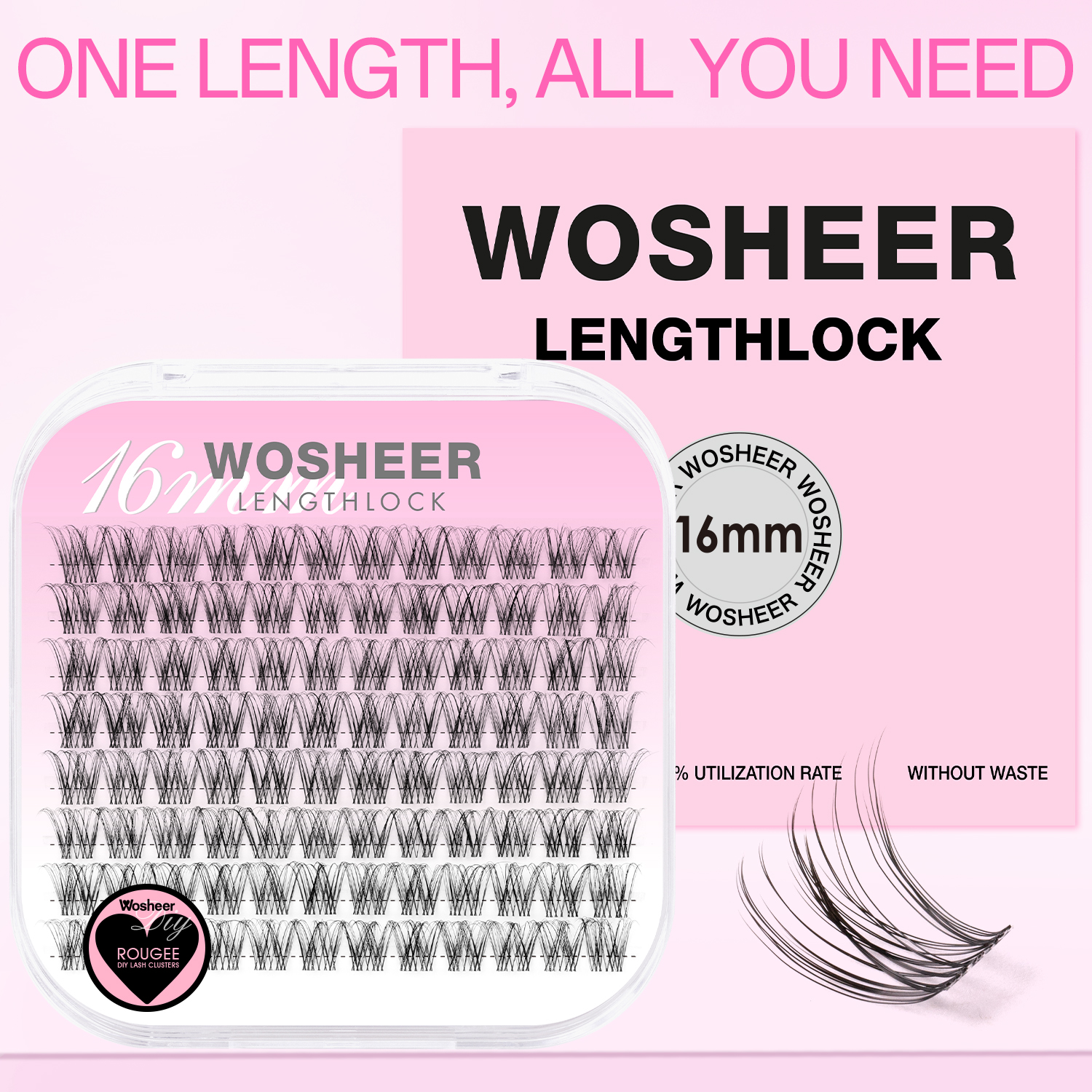 ROUGEE LENGTHLOCK LASH CLUSTERS