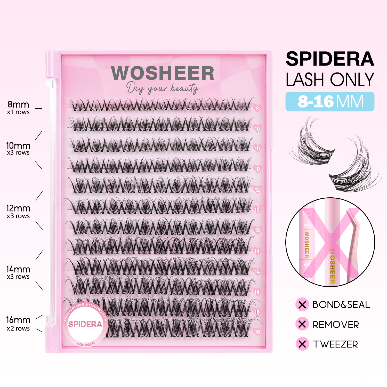 SPIDERA Lash Clusters