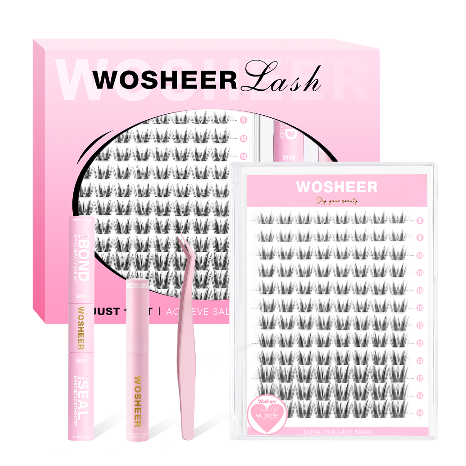 WILDROSE Lash Clusters