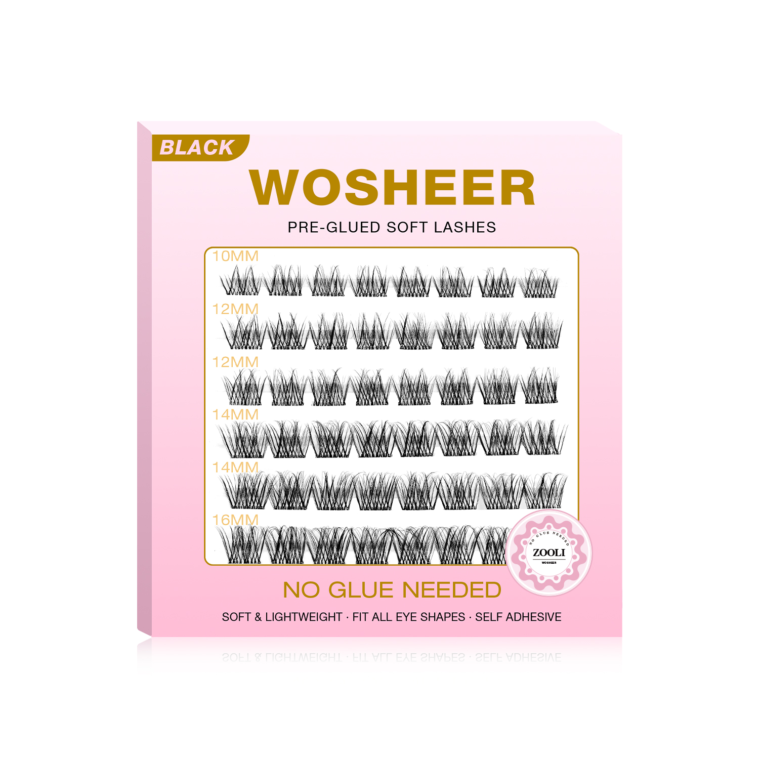 ZOOLI Pre-glued Lash Clusters