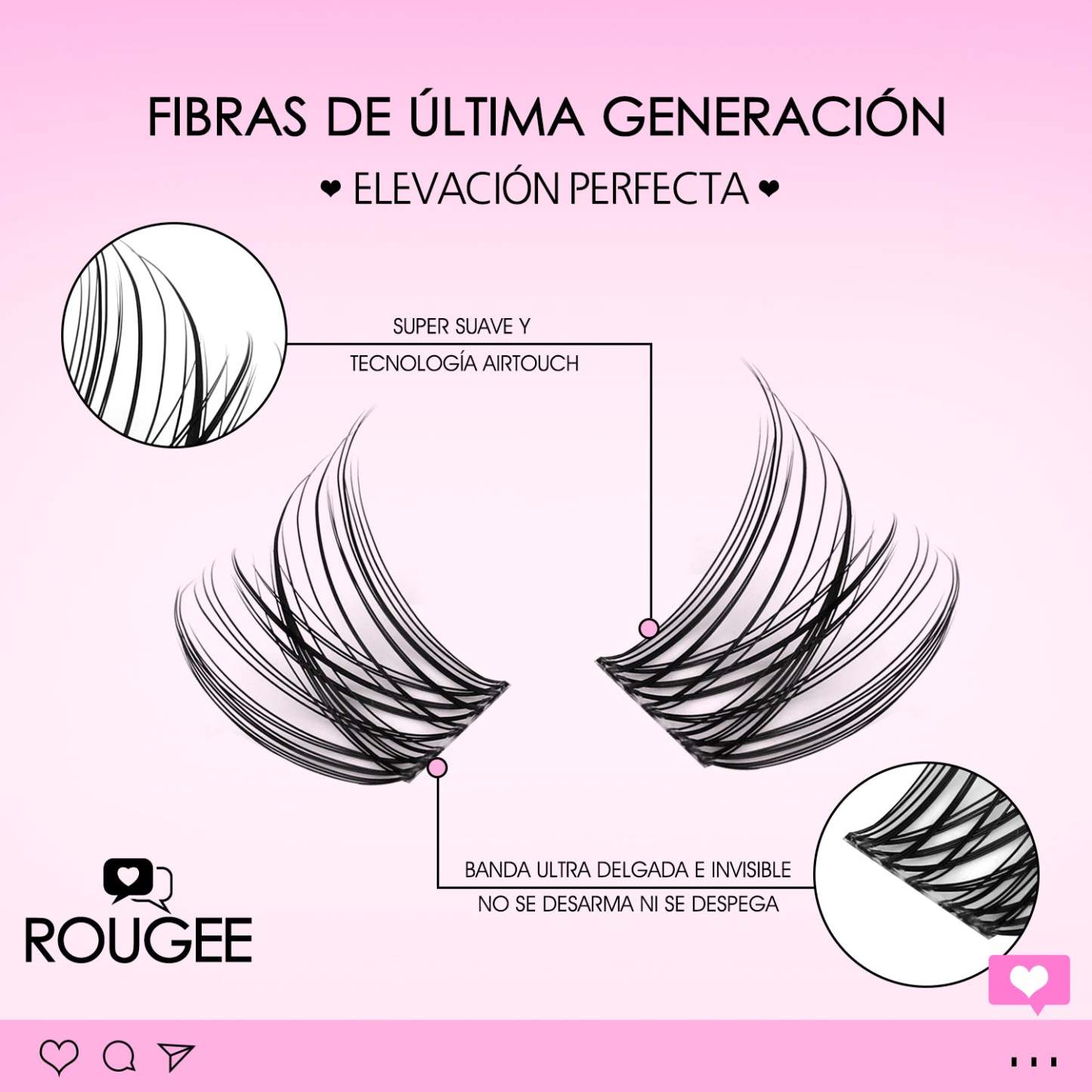 ROUGEE Lash Clusters - MX - WOSHEER