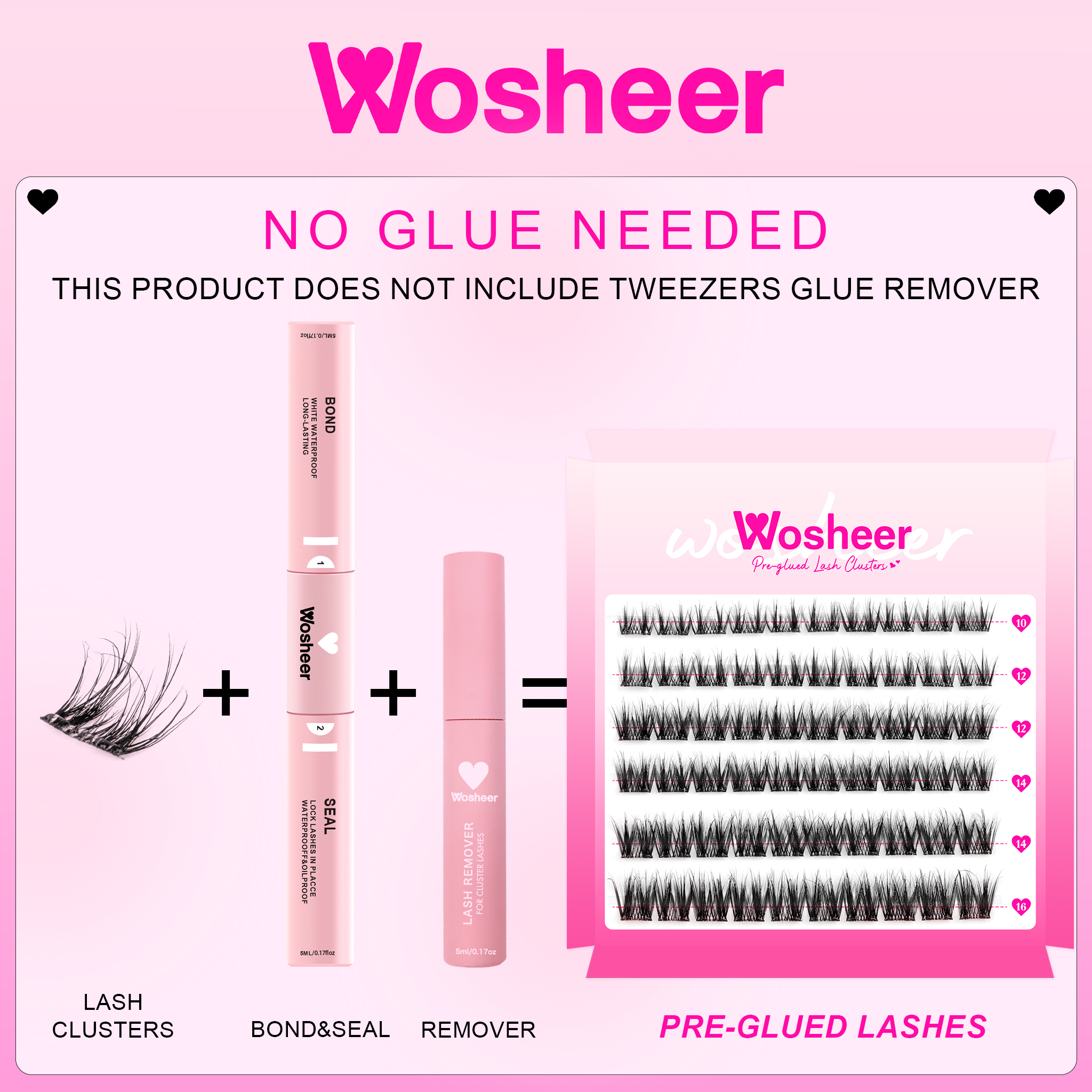 FLASHIE Pre-glued Lash Clusters