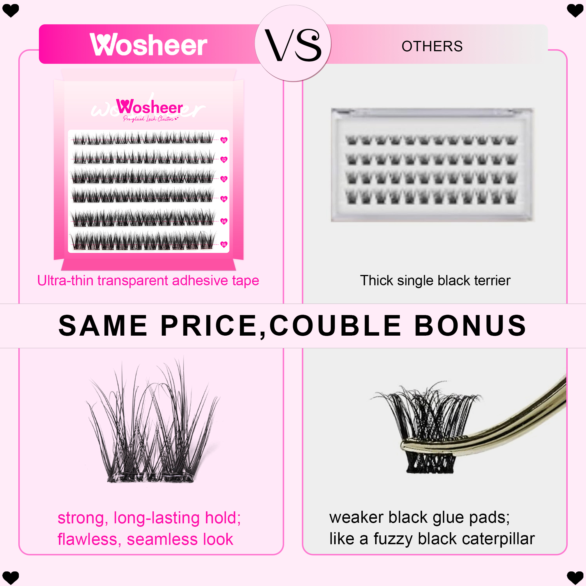 FLASHIE Pre-glued Lash Clusters