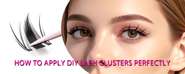How to Apply DIY Lash Clusters Perfectly - WOSHEER