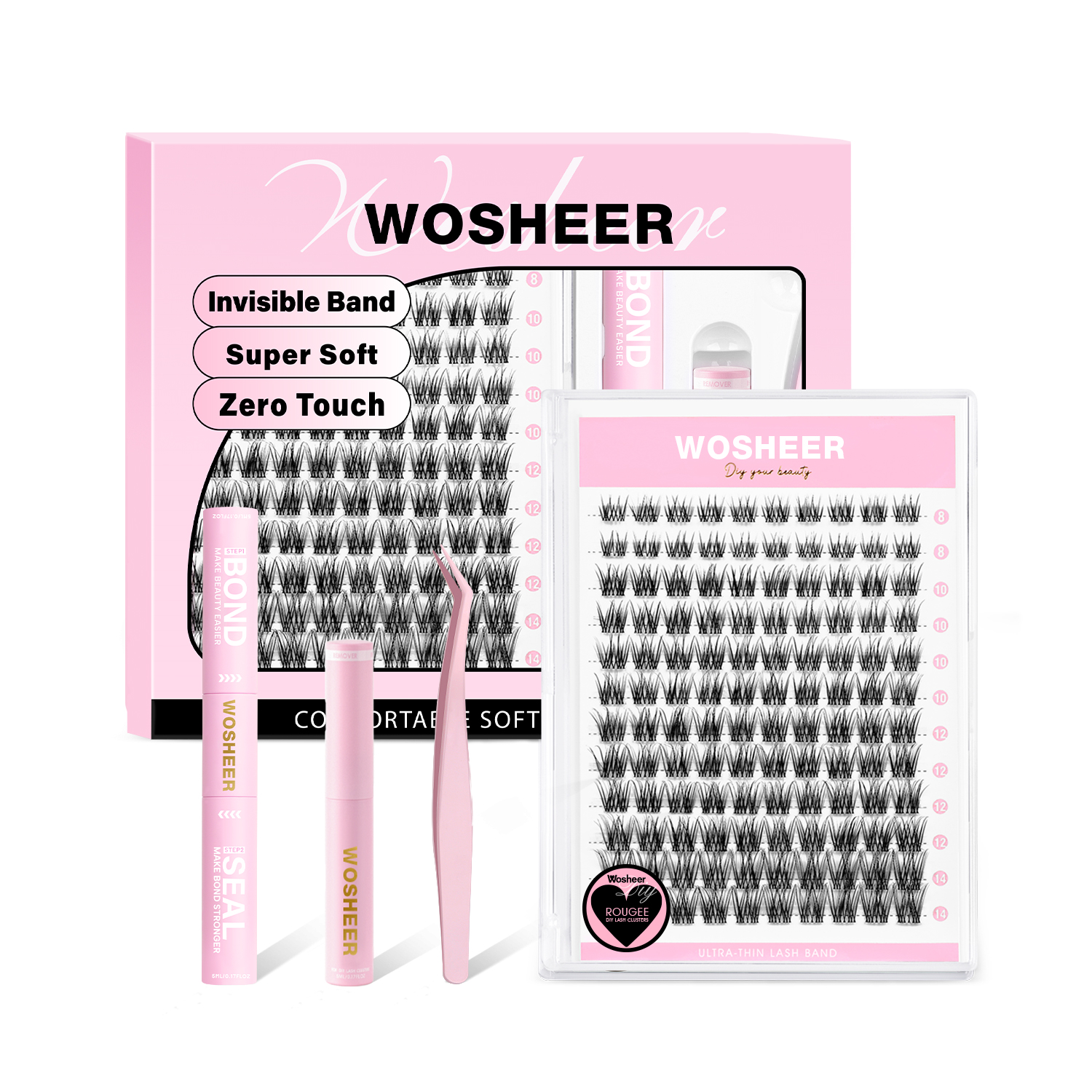 ROUGEE Lash Clusters