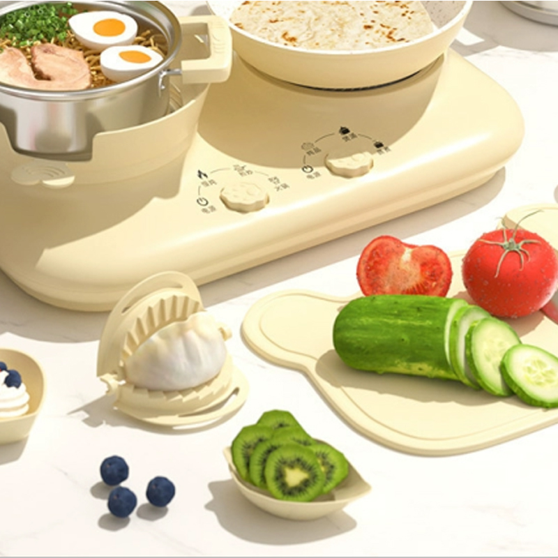 Mini kitchen, complete set, can actually cook meals.