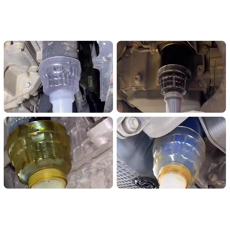 Multi-Function Oil Filter Wrench & Funnel - Heat-Resistant, Spill-Proof ABS Material, Non-Slip Grip, Oil Change Tool for Automotive Maintenance