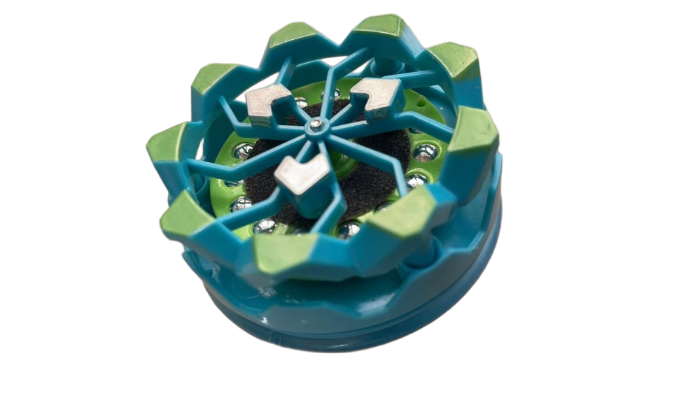 Handheld spinning firework top