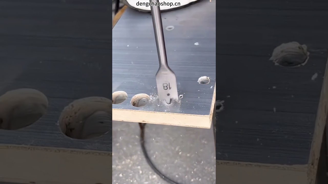 Triple-Point Woodworking Spade Drill Bit Set | Cabinet & Door Lock Bore Cutter | Wood Flat Drill & Expander Kit | 8-50mm Full Range