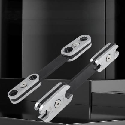 360° Swivel 8-in-1 Adjustable Wrench | Combination Box & Open End | Carbon Steel Forged | For Automotive Repair & Maintenance