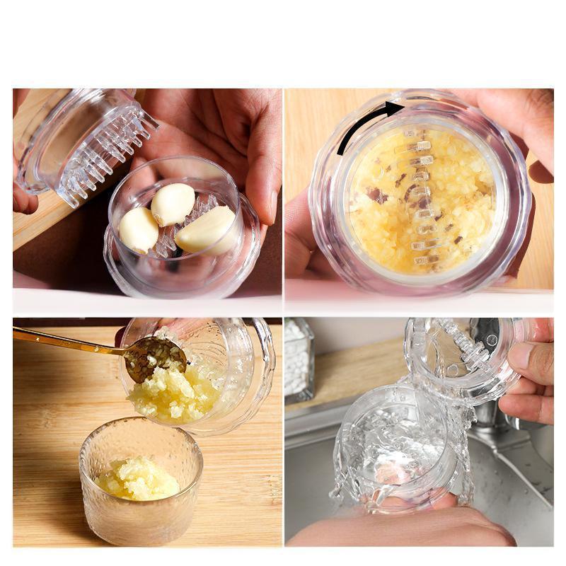 The Ultimate Garlic Press Pro - 15s Mincer, Multi-Purpose Kitchen Crusher for Ginger, Chili & Sesame