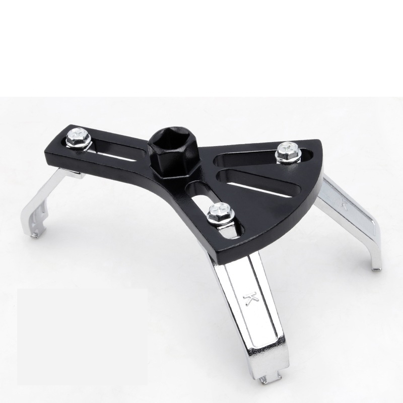 Universal Adjustable Fuel Pump Lock Ring Wrench – 3-Jaw & 4-Jaw Gas Tank Cap Removal Tool for Professional & DIY Automotive Repair