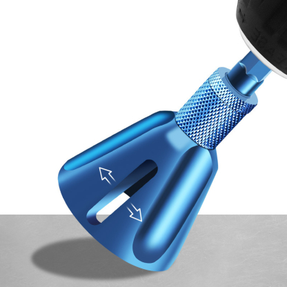External Deburring Chamfer Tool - Alloy Steel Drill Countersink | Thread Rounding & Bolt Deburring Cutter | Hex Shank for Electric Drills