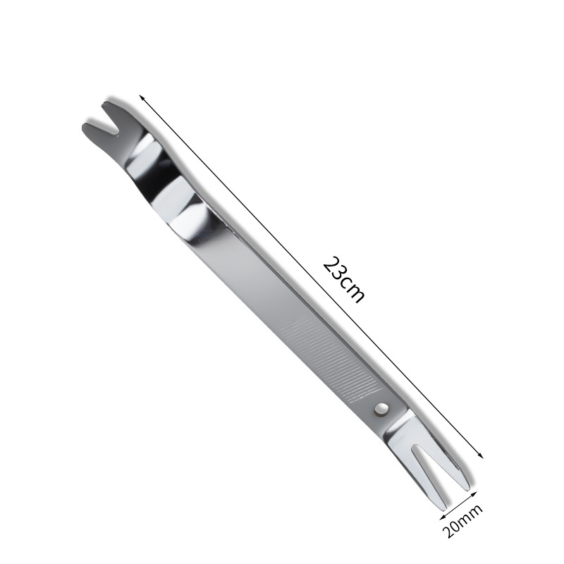 Thickened Stainless Steel Pry Tool Set for Car Interior Trim Removal - Non-Marring Demolition Pry Bar & Scraper for Dash, Door Panel, Audio/Navigation System