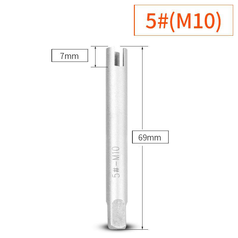 Alloy Steel Broken Tap Extractor - Reverse Spiral 3-Claw & 4-Claw Design | Universal for M3-M30 Taps | Easy Broken Tap Removal Tool