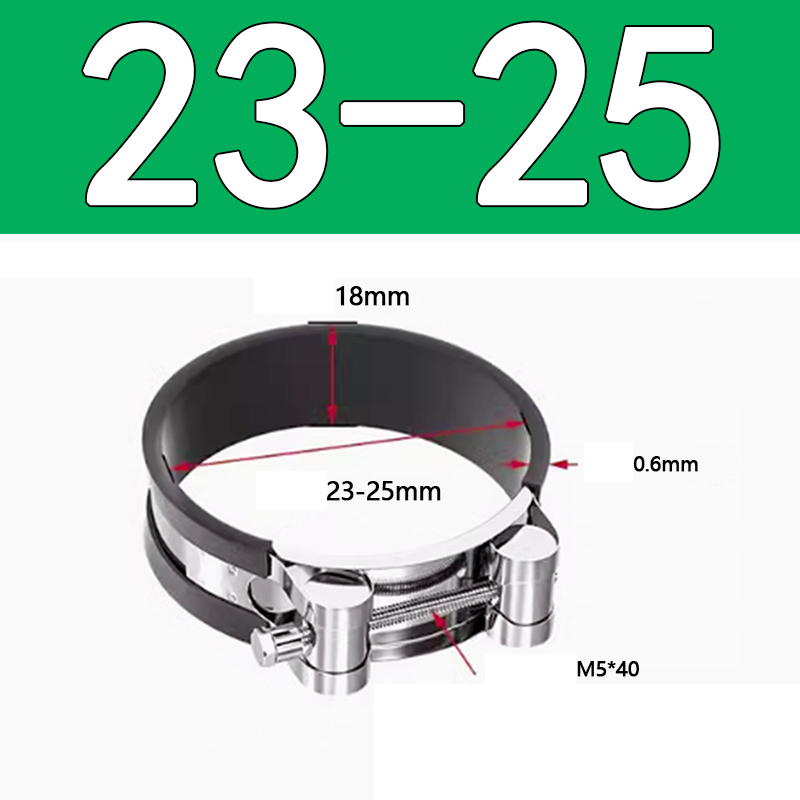Heavy Duty Hose Clamp - Reinforced European Style Pipe Clip, Corrosion Resistant Galvanized Carbon Steel, for PVC Pipe & Hose Fixing