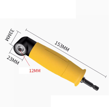 90° & 105° Magnetic Screwdriver Angle Adapter – Reach the Unreachable with Power Drill Corner Extension Bits