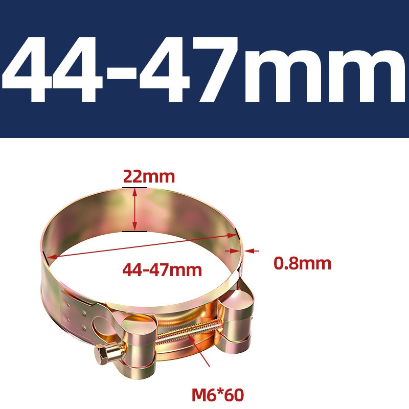 Heavy Duty Hose Clamp - Reinforced European Style Pipe Clip, Corrosion Resistant Galvanized Carbon Steel, for PVC Pipe & Hose Fixing