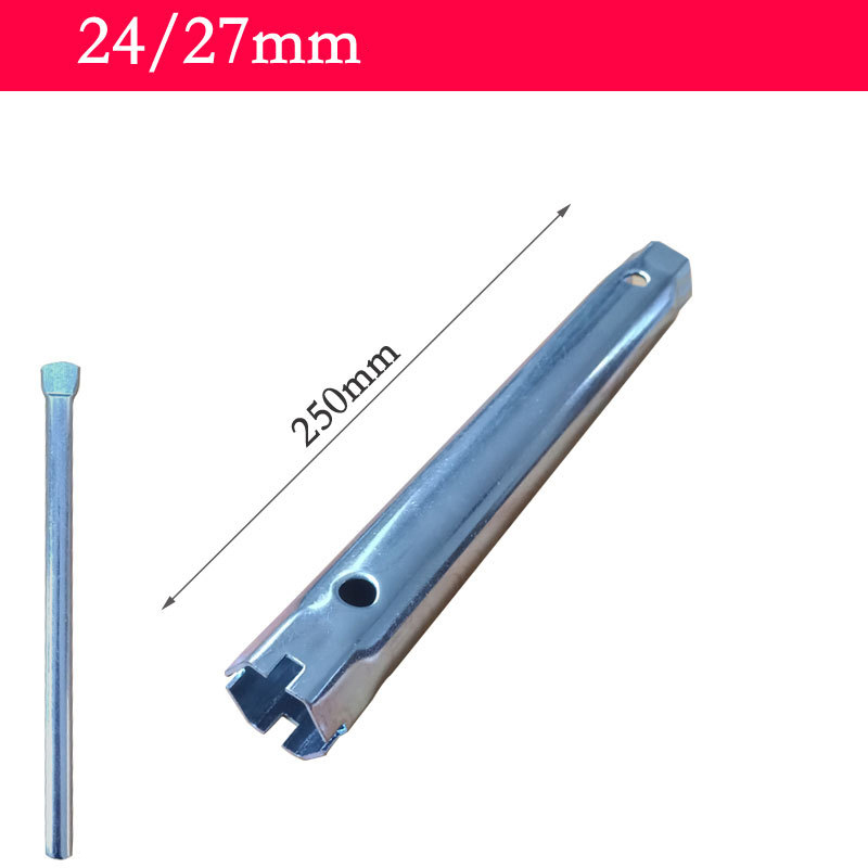 Professional-Grade Hollow Core Socket Wrench Set – Carbon Steel Zinc Plated for Plumbing, Appliance, Auto & Bike Repair (Includes Leverage Bar)