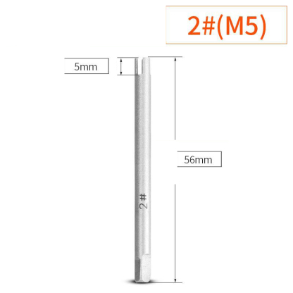 Alloy Steel Broken Tap Extractor - Reverse Spiral 3-Claw & 4-Claw Design | Universal for M3-M30 Taps | Easy Broken Tap Removal Tool