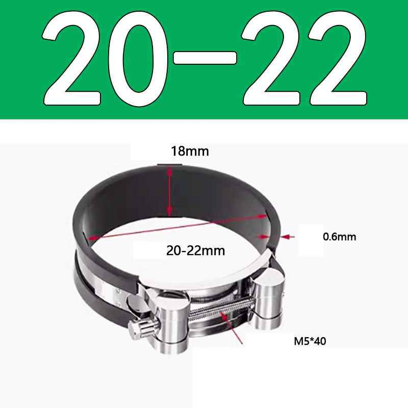 Heavy Duty Hose Clamp - Reinforced European Style Pipe Clip, Corrosion Resistant Galvanized Carbon Steel, for PVC Pipe & Hose Fixing