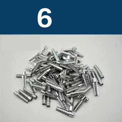 Lightweight Metal Expansion Anchors - Heavy Duty Self-Tapping Screws for Old Hole Repair, Zinc Plated