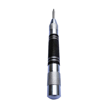Automatic Center Punch, 128mm Spring-Loaded Impact Tool with Glass Breaker