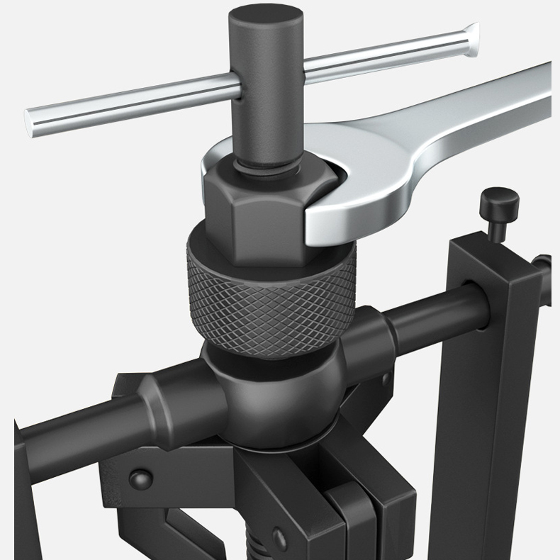 Internal Bearing Three-Jaw Puller - Self-Tightening & Anti-Drop Design, Chrome Vanadium Steel Forged, High-Strength Slide Hammer - Ideal for Inner Bore Bearing Removal in Mechanical and Automotive Repair