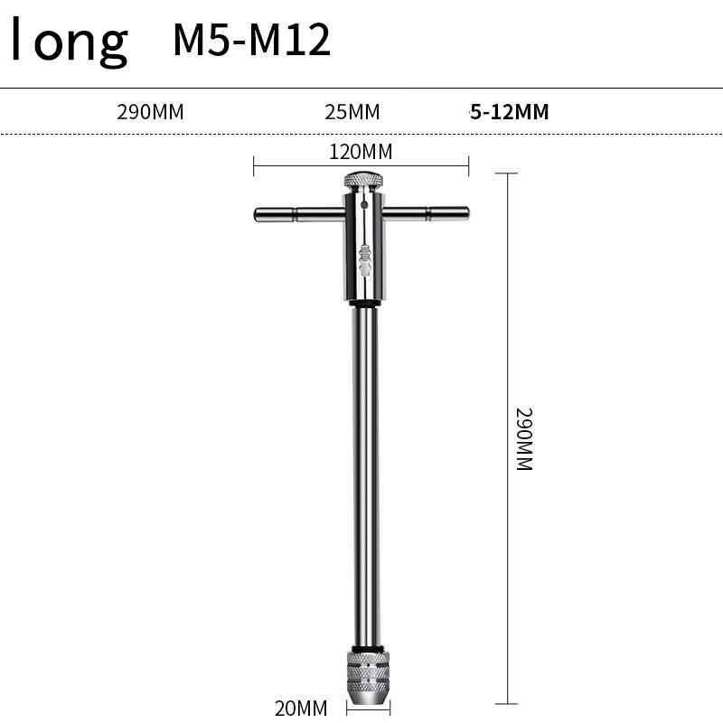 9Cr18 Bearing Steel Tap and Die Set - Non-Slip Design, Secure Locking, Effortless Threading