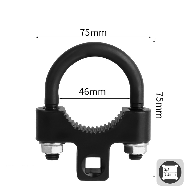 Universal Heavy-Duty Inner Tie Rod Tool | 3/8" Drive Ball Joint Separator for 30-33mm | Non-Slip Puller for Steering & Suspension Repair